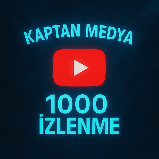 📺 YouTube 1000 İzlenme 🚀 | %100 Organik & Gerçek Kullanıcılar ✅